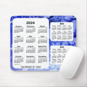 2024-2026 Blue Galaxy 3 Year Calendar by Janz Mousepad (Mit Mouse)