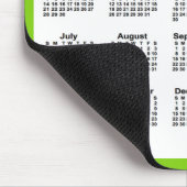 2024-2026 Yellow Green 3 Year Calendar by Janz Mousepad (Ecke)