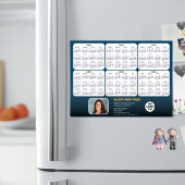 2024-2029 Kalender Foto Blue Magnetic Magnetkarte