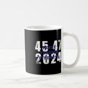 2024 45 47 America First Maga Cool Vintag einzigar Kaffeetasse