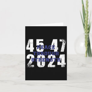 2024 45 47 America First Maga Cool Vintag einzigar Karte