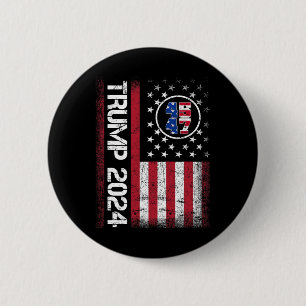 2024 45 47 Stand mit amerikanischen Fahnen Frauen Button
