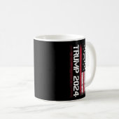 2024 45 47 Stand mit amerikanischen Fahnen Frauen Kaffeetasse (VorderseiteRechts)