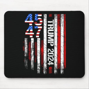 2024 45 47 Vintage amerikanische Flagge Retro 4547 Mousepad
