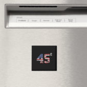2024 45 Square Second Term USA Vintag Magnet (In Situ (Geschirrspüler))