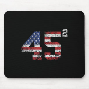 2024 45 Square Second Term USA Vintag Mousepad