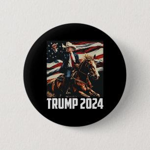 2024 4. Juli Patriotic America Independence Da Button