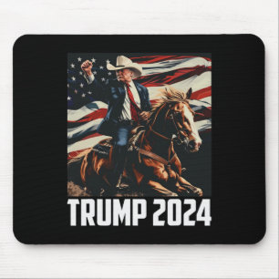 2024 4. Juli Patriotic America Independence Da Mousepad