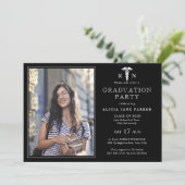 2024 Abschluss der Kindergarten Modernes Foto Einladung (Stehend Vorderseite)