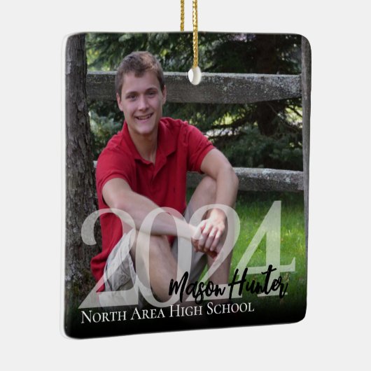 2024 Abschluss Foto Keramikornament (Rechts)