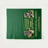 2024 Abschluss für Hochschulabschluss 4 Foto Hinte Wandteppich (Vorderseite (Horizontal))