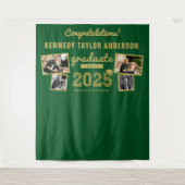 2024 Abschluss für Hochschulabschluss 4 Foto Hinte Wandteppich (Vorderseite)