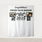 2024 Abschluss für Hochschulabschluss 4 Foto Hinte Wandteppich (Vorderseite)