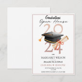 2024 Abschluss Open House Einladung (Vorne/Hinten)