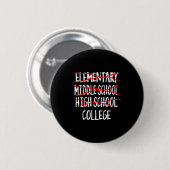 2024 Abschluss-Shirt der High School - lustiges Ab Button (Vorne & Hinten)