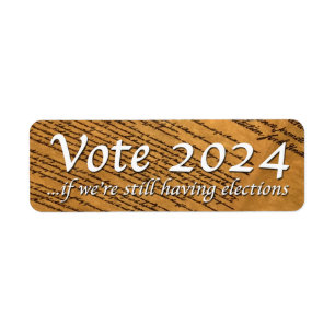 2024 abstimmen, wenn wir noch Wahlen haben