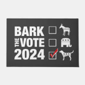 2024 Abstimmung Dog im Parlament Abstimmung 2024 A Fußmatte (Vorderseite)