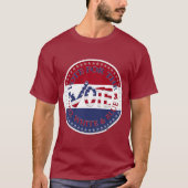 2024 Abstimmung für den Karo "The Red, White Blue T-Shirt (Vorderseite)