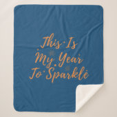 2024 Alles Gute im neuen Jahr - das ist mein Jahr Sherpadecke (Vorderseite)