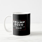 2024 Amerika wieder groß machen Magaa Kaffeetasse (Links)