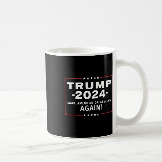 2024 Amerika wieder groß machen Magaa Kaffeetasse (Rechts)
