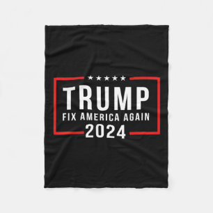 2024 Amerika wieder reparieren Donald Trump 2024 Fleecedecke