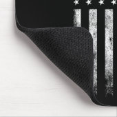2024 Amerikanische Flagge Vintag Mousepad (Ecke)
