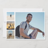 2024 Ankündigung von Foto Collage Abschluss (Rückseite)