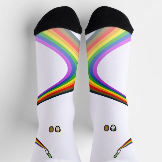 2024 AOSA AWS Special Edition Pride Socks Socken (Oben)
