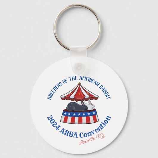 2024 ARBA Convention BARNSC Schlüsselanhänger (Vorderseite)