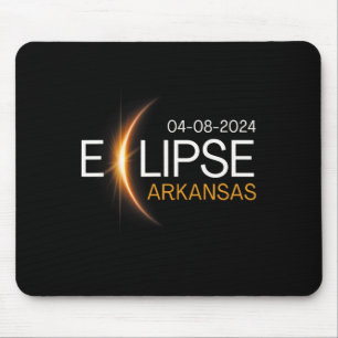 2024 Arkansas Totality Eclipse Arkansas Solar 2024 Mousepad