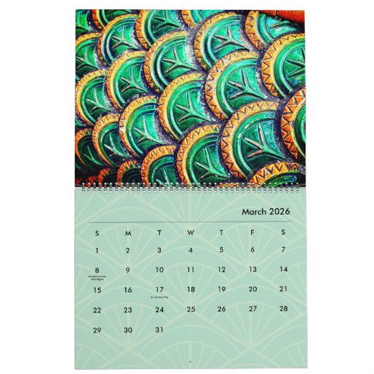 2024 Art-Deco-Kalender Kalender (Mär 2026)