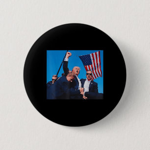 2024 Asination Butler Pennsylvania Trump kämpft Button