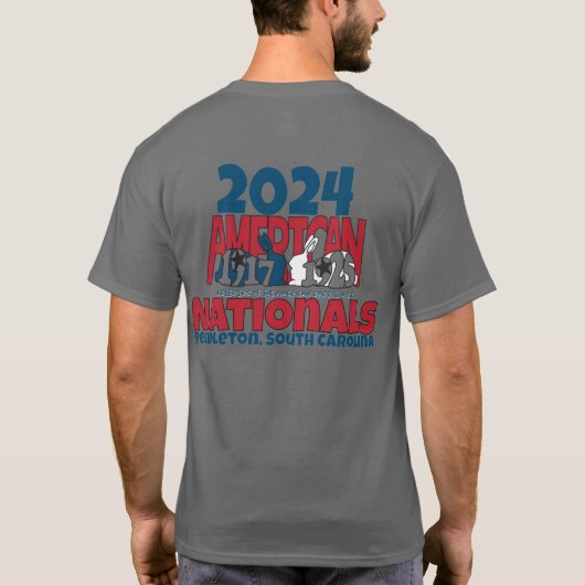 2024 BARNSC Nationals Offizieller T - Shirt (Rückseite)