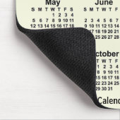 2024 Beige Kalender von Janz Mouse Pad Mousepad (Ecke)