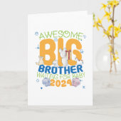 2024 Big Brother Gewartet für Baby Karte (Gelbe Blume)