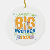 2024 Big Brother Gewartet für Baby Keramik Ornament (Vorne)