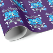 2024 Big Brother Gewartet für New Baby Geschenkpapier (Rolleneckpunkt)