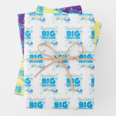 2024 Big Brother Gewartet für New Baby Geschenkpapier Set (Beispiel)