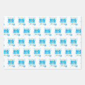 2024 Big Brother Gewartet für New Baby Geschenkpapier Set (Vorderseite)