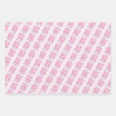 2024 Big Sister Gewartet für New Baby Geschenkpapier Set (Vorderseite 3)