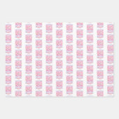 2024 Big Sister Gewartet für New Baby Geschenkpapier Set (Vorderseite 2)