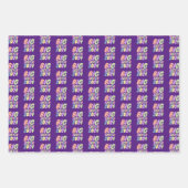 2024 Big Sister Girly Dots Geschenkpapier Set (Vorderseite 2)