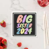 2024 Big Sister Girly Dots Serviette (Beispiel)