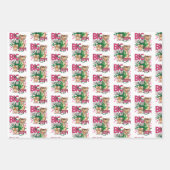 2024 Big Sister - Tropischer Jungle Tiger Geschenkpapier Set (Vorderseite)