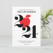 2024 Bildung Grad Abschluss Ankündigung (Stehend Vorderseite)