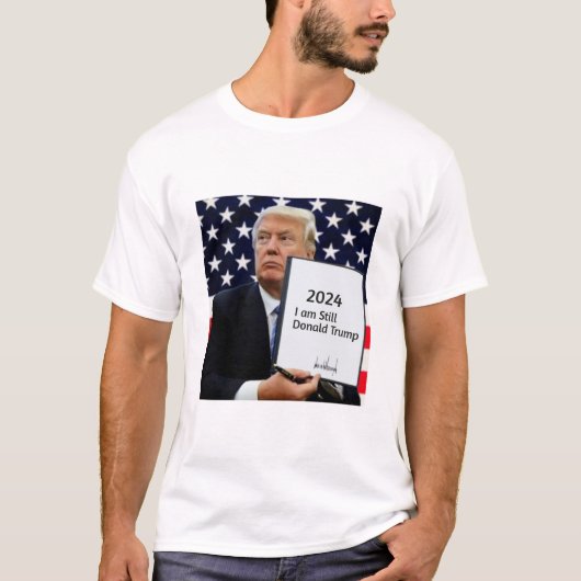 2024 bin ich immer noch Donald Trump-T - Shirt (Vorderseite)