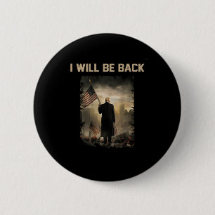 2024 bin ich wieder (auf der Rückseite) Button