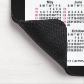 2024 Black 52 Weeks ISO Kalender von Janz Two Tone Mousepad (Ecke)