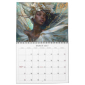 2024 Black Fantasy Art Mystical Muses Kalender (Mär 2027)